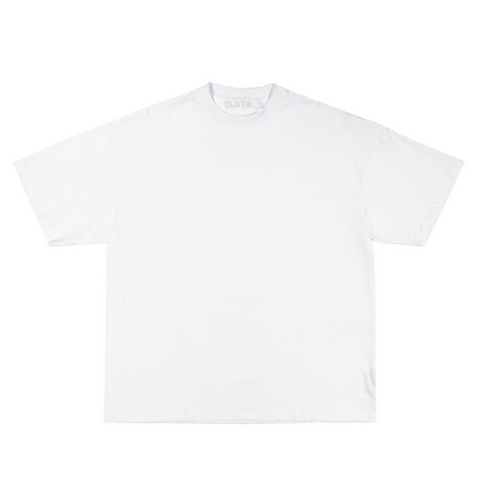 SL8TE HEAVYWEIGHT BOXY TEE - WHITE